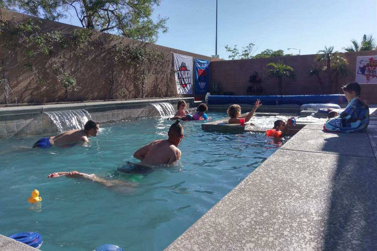  The pool party from the block successfully held in Las Vegas