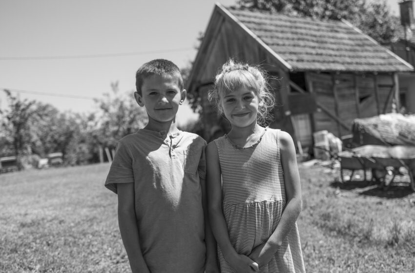  “I love it when I get to buy ice cream for my sister” – little Nikola (9) picks mushrooms every morning to earn some money and to cheer up his disabled sister.
